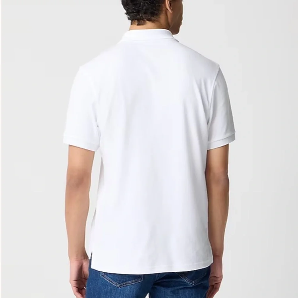 J crew Soft-touch polo shirt white